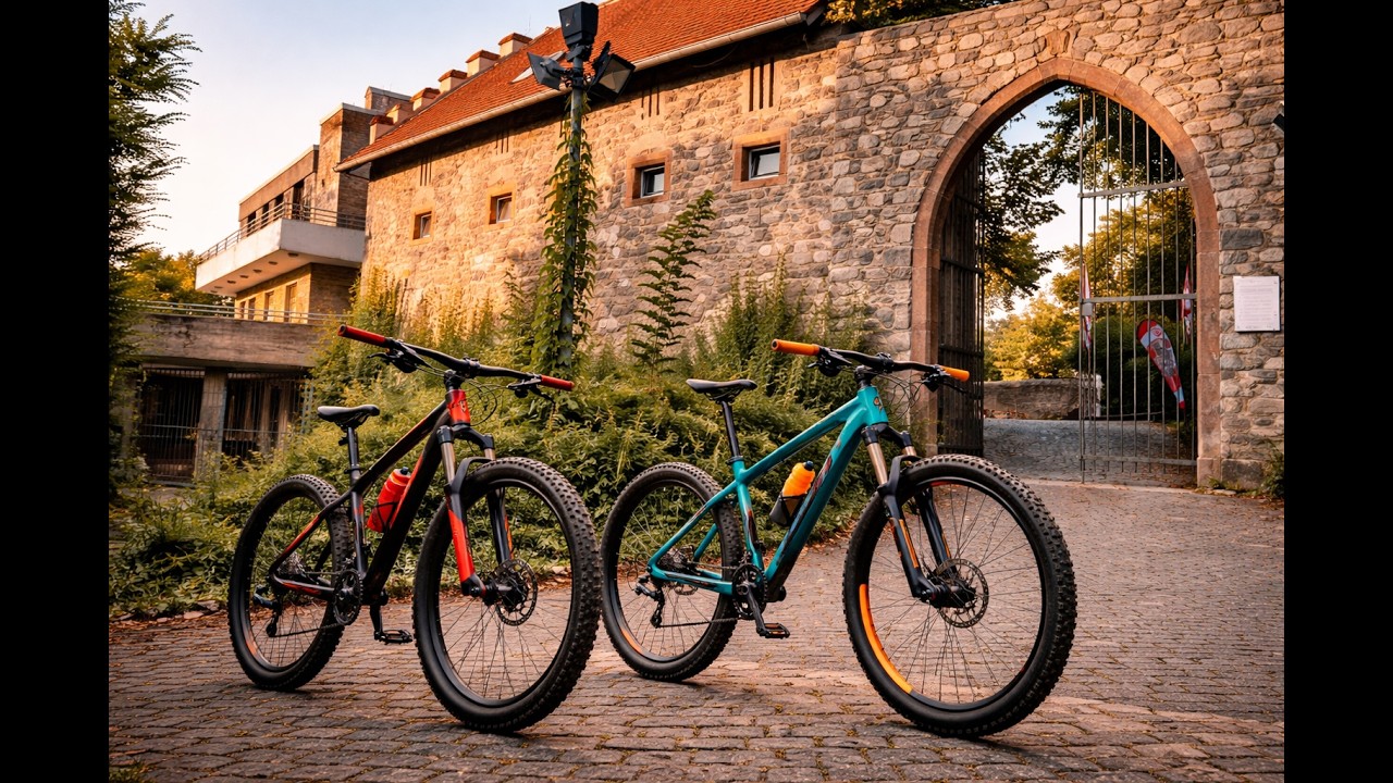 Cycling to a Frankenstein Castle