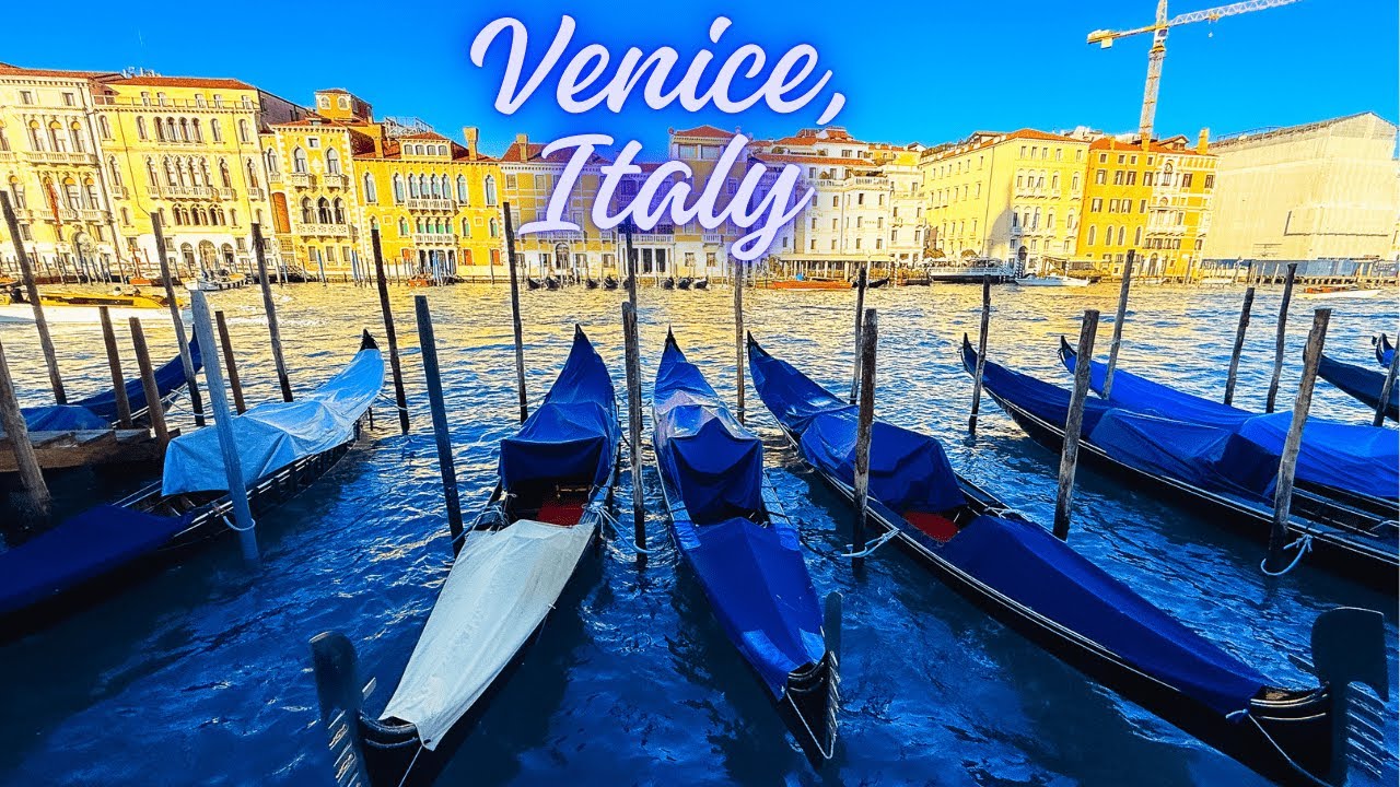 Gondolas in Venice